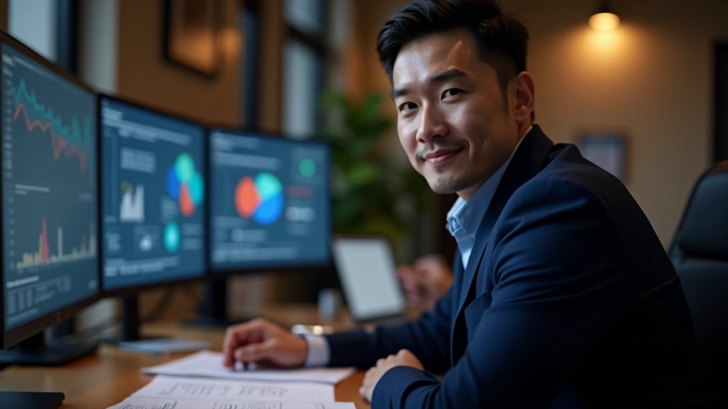Person researching competitive analysis with multiple browser windows and notes spread across desk
