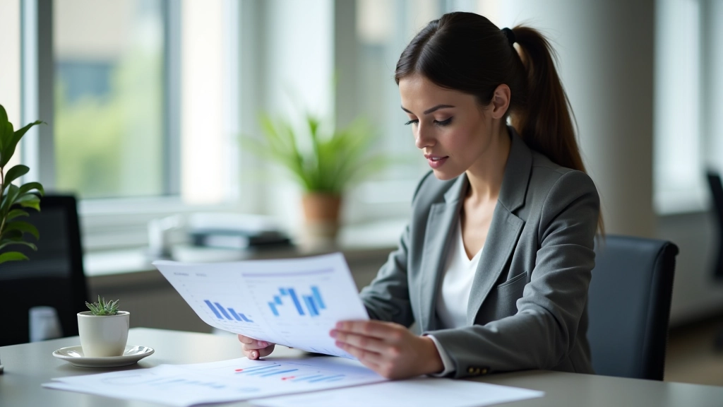 Analyst reviewing link metrics dashboard with various data points and performance indicators